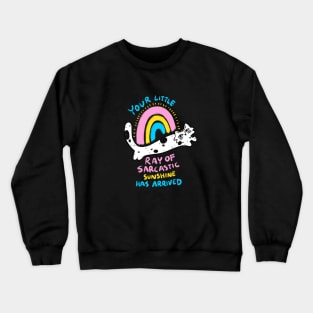 Sarcastic Cat Crewneck Sweatshirt